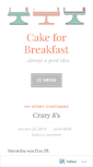 Mobile Screenshot of cakeforbreakfast.net